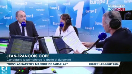 Nicolas Sarkozy pas “fair-play” selon Jean-François Copé