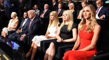 In the crowd, as Mike Pence addresses the delegates