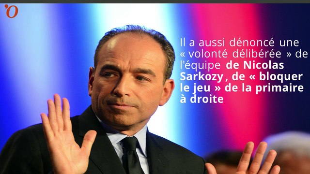 Primaire à droite : Jean-François Copé s’en prend à Nicolas Sarkozy