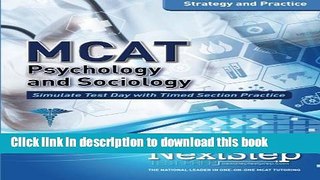 Read Book MCAT Psychology and Sociology: Strategy and Practice PDF Online