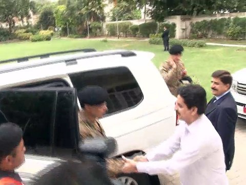 CM Sindh Meets On Corps Commander KHI LT Gen Naveed Mukhtar