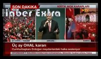 Cumhurbaşkanı Erdoğan, OHAL İlanı İçin Video Konferans Yoluyla Konya ve Urfa'ya Seslendi