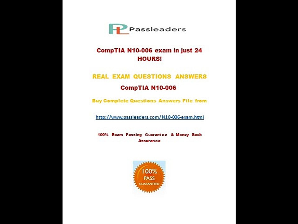 Passleader N10-006 Study Material