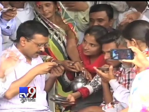 Gir-Somanth: Arvind Kejriwal meets Una Dalit atrocity victims - Tv9 Gujarati