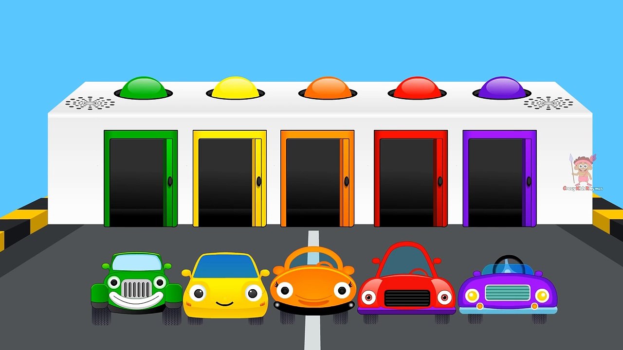 Learn Colors Cars Video For Children Kids And Toddlers | Animated Cars Cartoons For Babies
