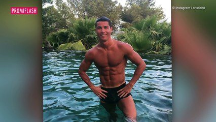 Muskel-Pose - So geht es Cristiano Ronaldo nach der EM-Verletzung!