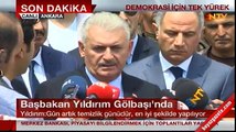 Başbakan Yıldırım: Darbe girişimini 15 dakika sonra eşten dosttan öğrendim