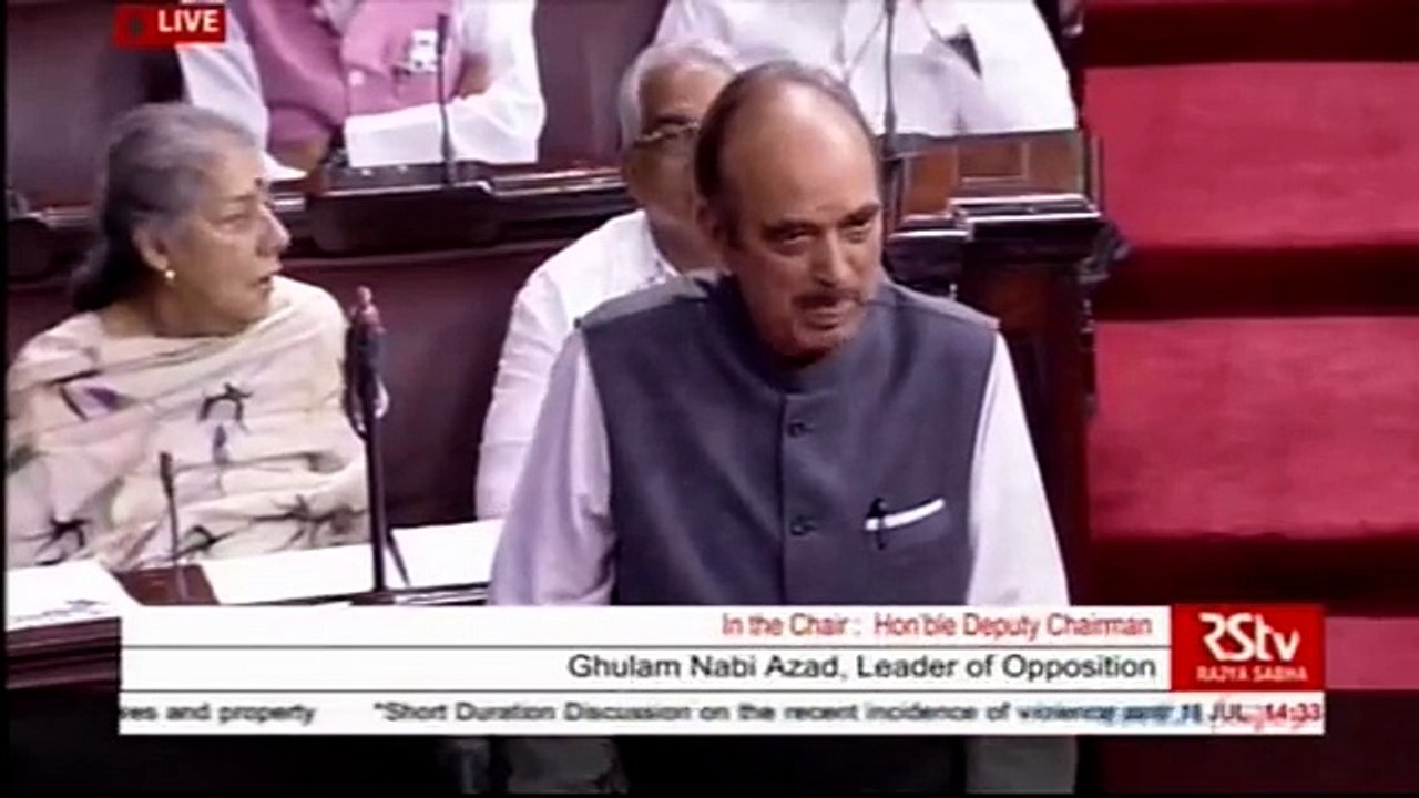 Indian Kashmiri politician Sh. Ghulam Nabi Azad on Pakistan