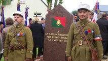 Cérémonie en hommage aux légionnaires Alan Seeger et Camil Campanya