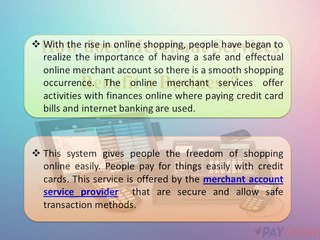 How does merchant services benefit a business