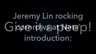 Jeremy Lin rocks cornrows for Brooklyn Nets introduction