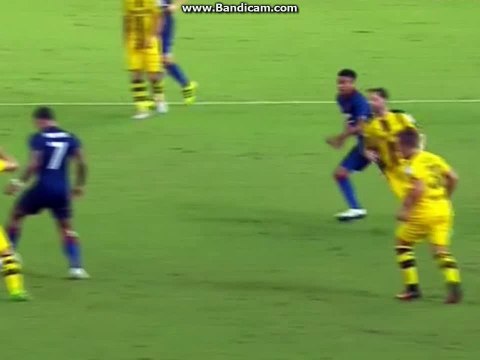 Yelow card Socratis - Manchester United 0-2 Borussia Dortmund 21.07.2016