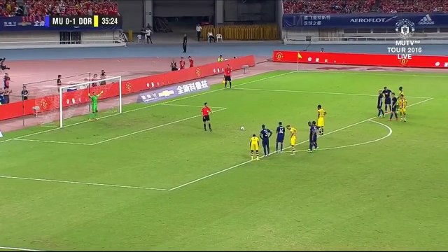 0-2 Pierre-Emerick Aubameyang Goal HD - Manchester United 0-2 Borussia Dortmund 22.07.2016