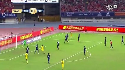 Aubameyang Goal ~ Manchester United vs Borussia Dortmund 0-2 ~ 22-7-2016 [Challange Cup China]