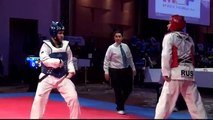 2nd Asian Para Taekwondo Open Championships - 115 Serikov (KAZ) vs Ataev (RUS)