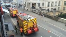 Gros déploiement de pompiers rue Thiers