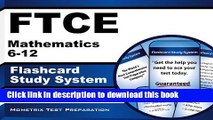Read Book FTCE Mathematics 6-12 Flashcard Study System: FTCE Test Practice Questions   Exam Review