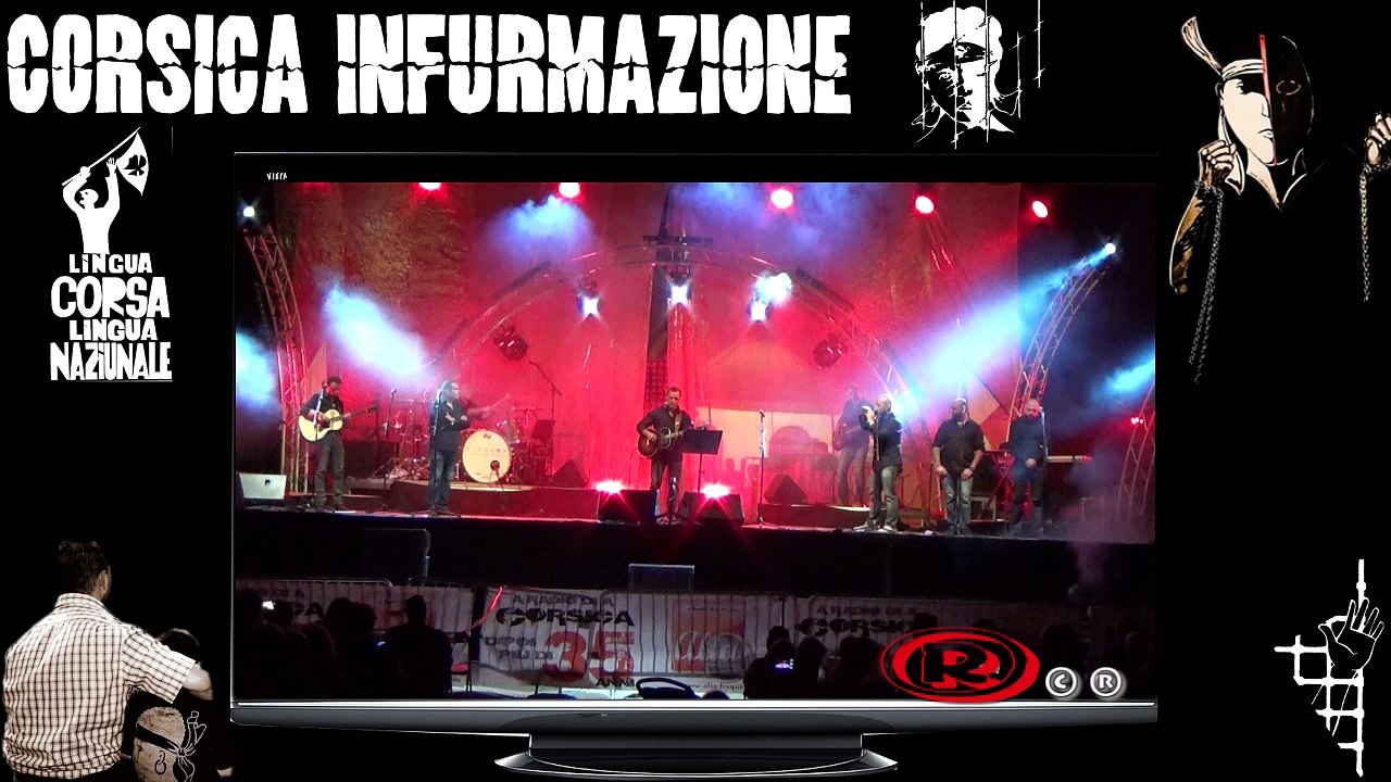 Concert @Alta_Frequenza Bel hommage de @Vitalba_Corsica aux prisonniers politiques @Sulidarita ‪#‎Corse‬