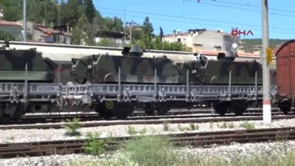 Bilecik Darbe Gecesi Durdurulan Askeri Araç ve Mühimmat Yüklü Tren Halen Bilecik Garı'nda...