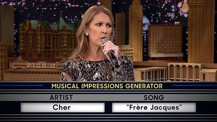 Quand Céline Dion imite Rihanna, Sia et Cher chez Jimmy Fallon ! Excellent !