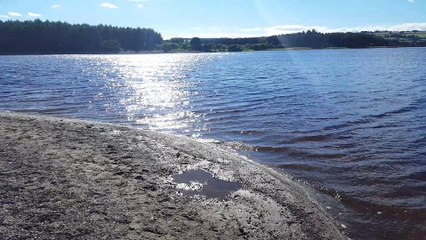 Blesington lake wicklow mountains Republic Ireland.