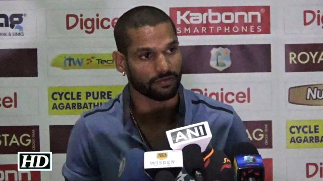 India vs West Indies Day 1 Shikhar Dhawan dissapointed on dismissal
