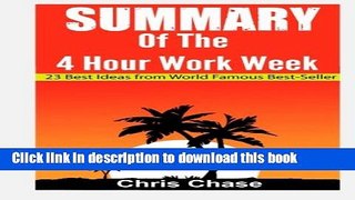 Read Summary of the 4-Hour Workweek: 23 Best Ideas from World Famous Best-Seller (Book