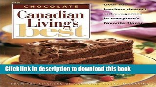 Read Canadian Living Best Chocolate  Ebook Free