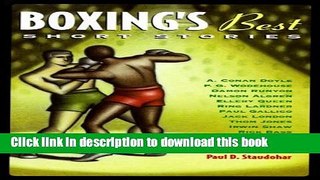 Read Boxing s Best Short Stories Ebook Free