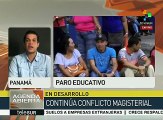 Sin acuerdos, huelga de maestros panameños llega a su 5º día