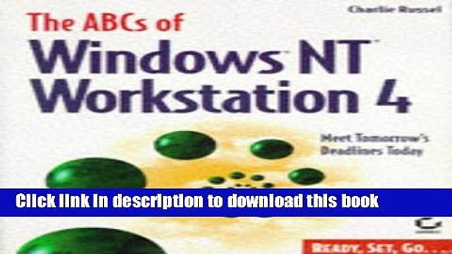 Read The ABCs of Windows Nt Workstation 4 Ebook Free