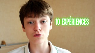 Top 10 expériences à faire à la maison (partie 1)