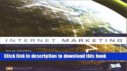 Read Internet Marketing: Strategy, Implementation and Practice Ebook Free