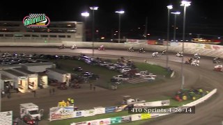 Knoxville Raceway 410 Sprint Highlights from 4-26-14