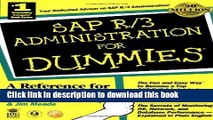 Read By Joey Hirao SAP R/3 Administration for Dummies (For Dummies (Computer/Tech)) (1st Frist