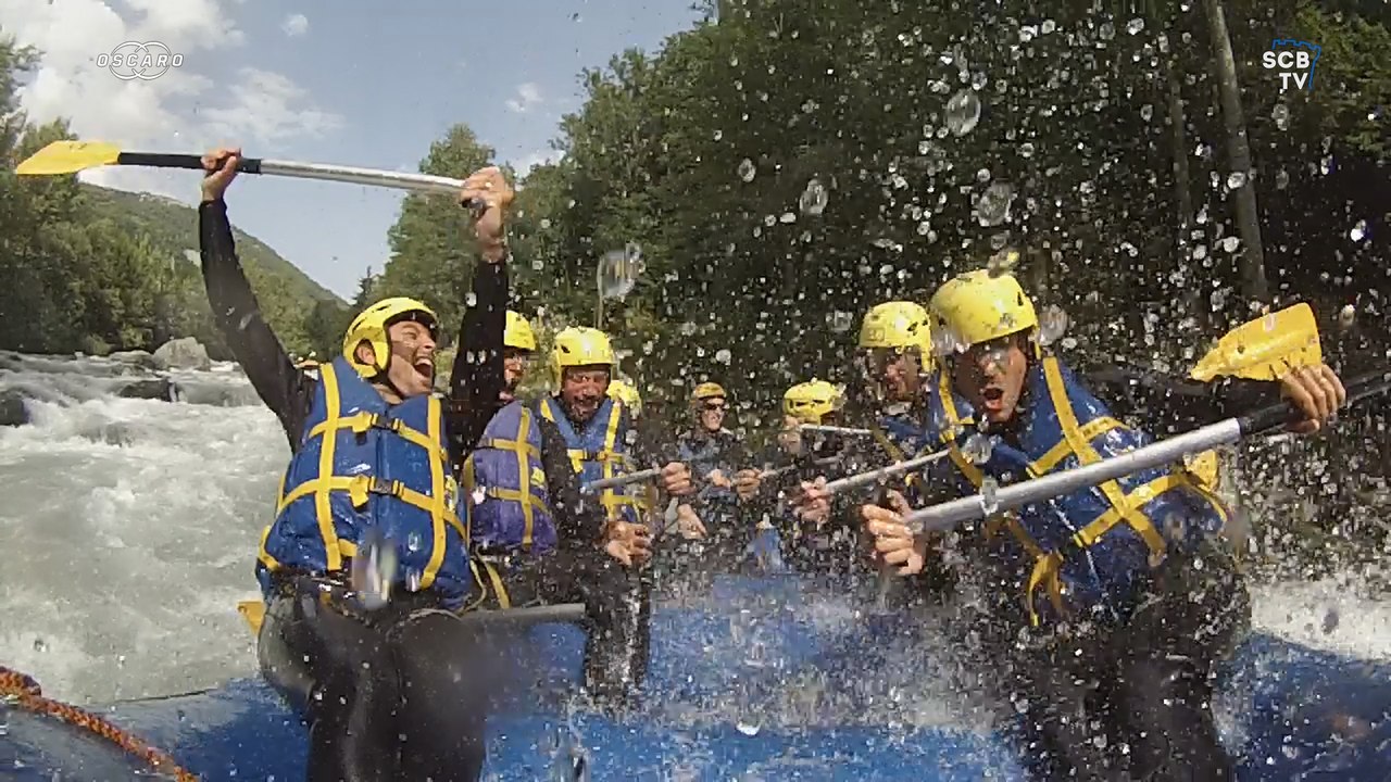 Journée rafting pour les bleus