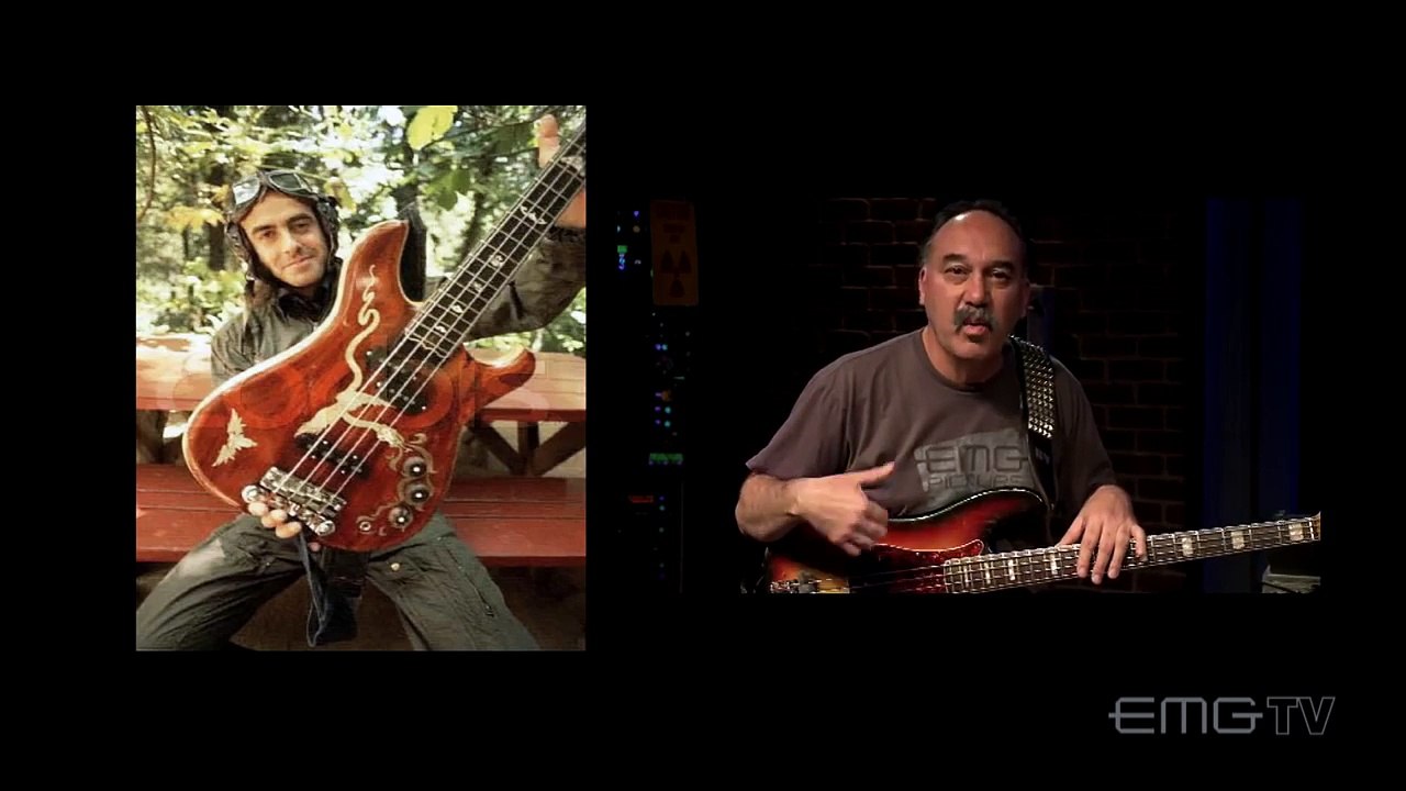 Bobby Vega talks Fender P Bass and Ampeg B-15 on EMGtv
