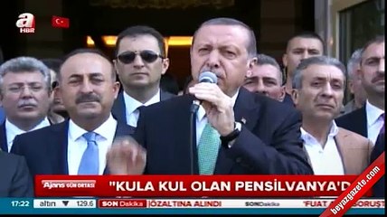 Erdoğan'dan Fethullah Gülen'a Ahmak cevabı