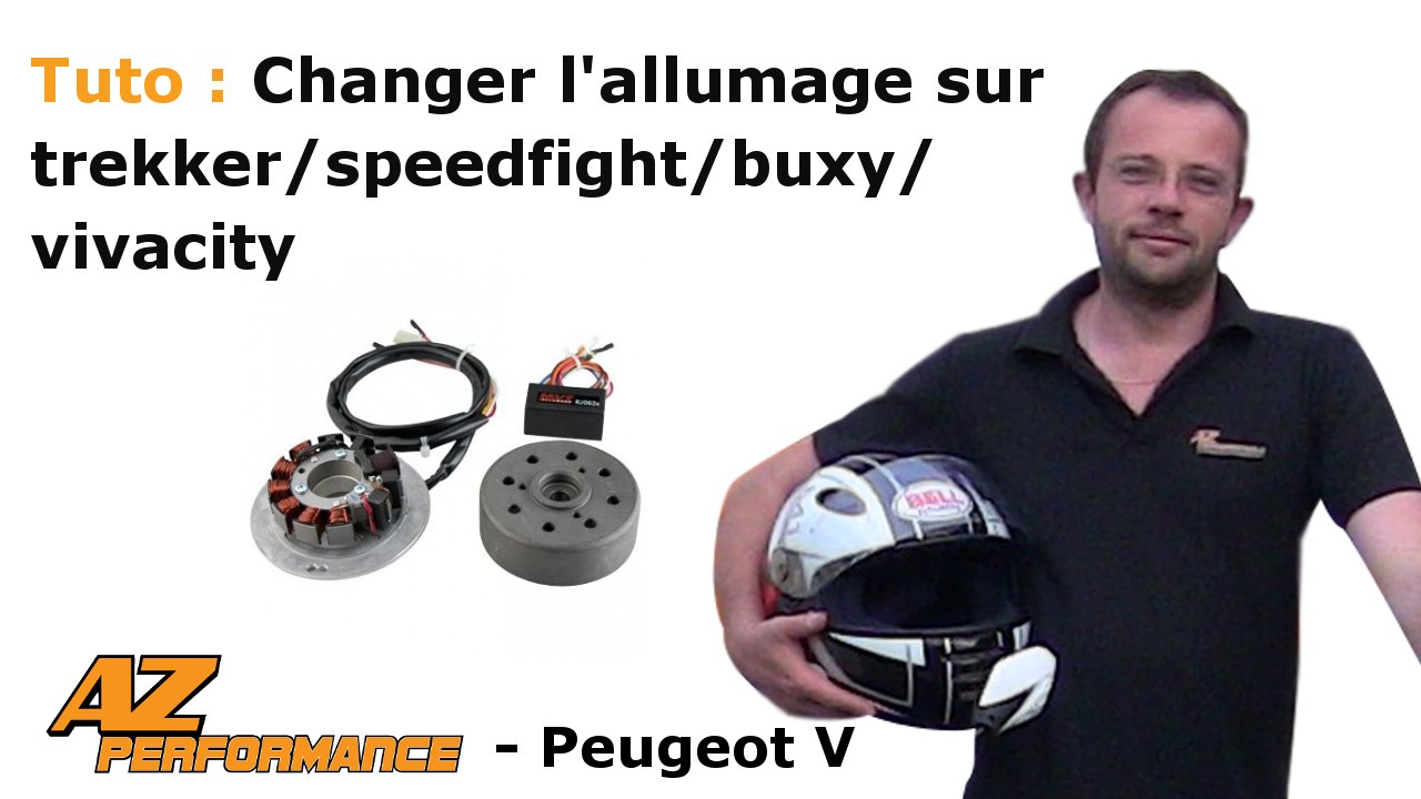 Tuto changer/remplacer l'allumage sur un scooter peugeot trekker, speedfight, buxy, vivacity...