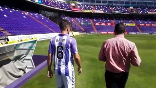 Presentación de Balbi como nuevo jugador del Real Valladolid