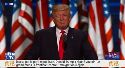 Donald Trump officiellement candidat aux élections américaines. - Zap actu du 22/07/2016 par lezapping