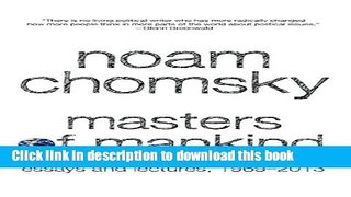Download Book Masters of Mankind: Essays and Lectures, 1969-2013 PDF Free
