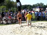 Zapasy plażowe - Mistrzostwa Polski - Racibórz 22 VIII 2010 - Finał wagi ciężkiej