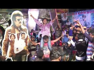 Rajnikant's Fans Go CRAZY & Celebrate Release Of Kabali Movie 2016 In Theatres