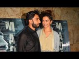 Ranveer Singh With Girlfriend Deepika Padukone Come Together At Madaari Screening