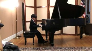 Clementi Sonata: Andrew in Winner's Concert (10 yr)