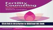 Read Fertility Counseling: Clinical Guide and Case Studies  Ebook Free