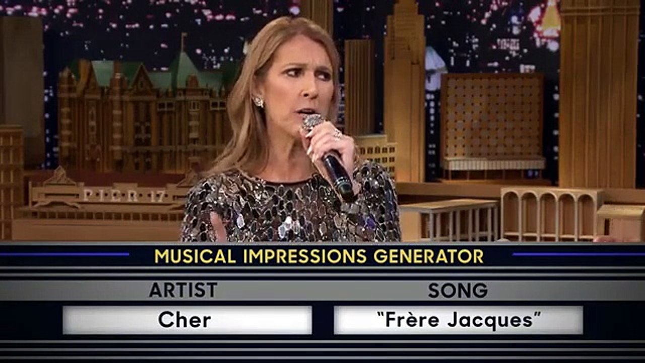 Céline Dion imite Rihanna et Sia sur le plateau de Jimmy Fallon