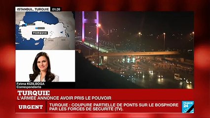 Coup d'État en Turquie- _Situation chaotique. Plusieurs blessés à Istanbul. E