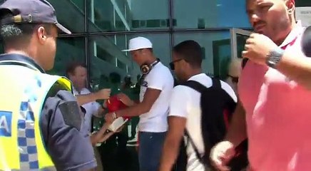 Loucura na Madeira com chegada de Ronaldo cr7 Veja o Video
